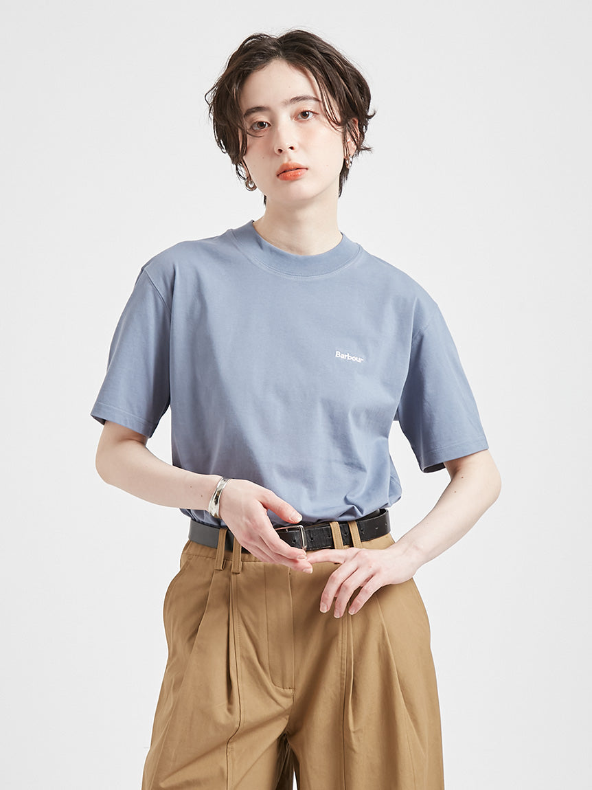 BARBOUR / 簡約刺繡標誌短袖T恤(日本限定)