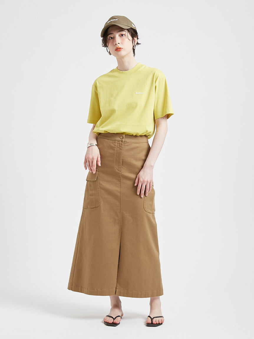 BARBOUR / 簡約刺繡標誌短袖T恤(日本限定)