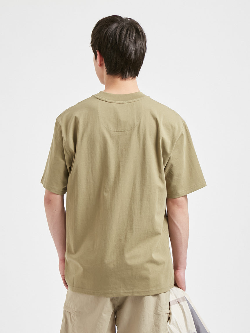 BARBOUR / 簡約刺繡標誌短袖T恤(日本限定)