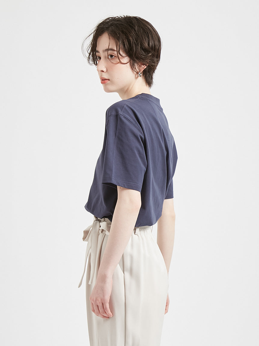 BARBOUR / 簡約刺繡標誌短袖T恤(日本限定)