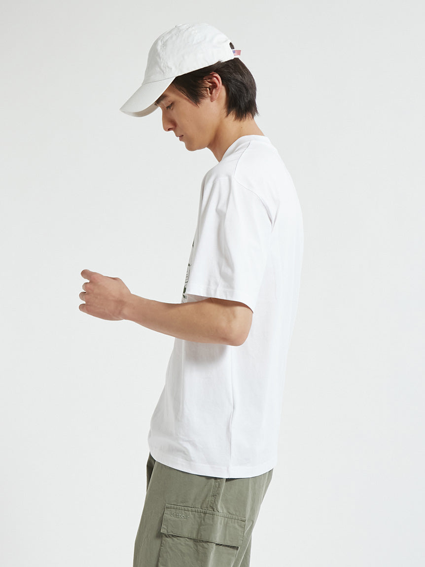 BARBOUR / 戶外圖像拼貼印花 短袖T恤(日本限定)