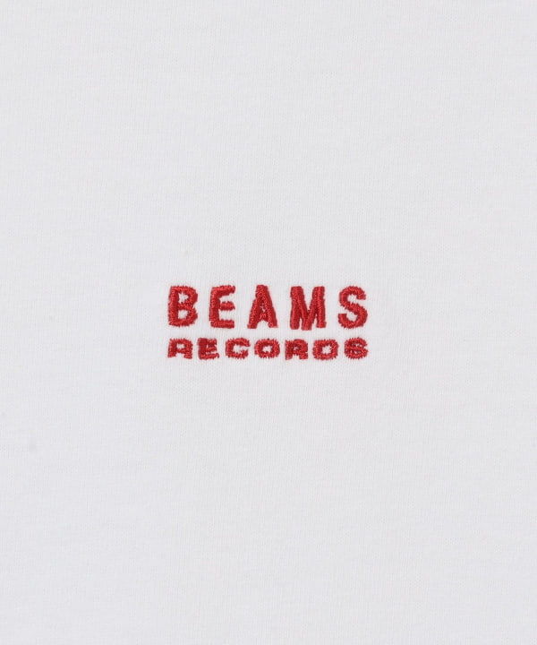 BEAMS RECORDS / 刺繡標誌短袖T恤