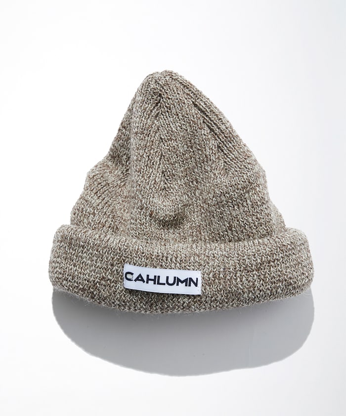 CAHLUMN Wool Rib Beanie / 羊毛羅紋針織帽