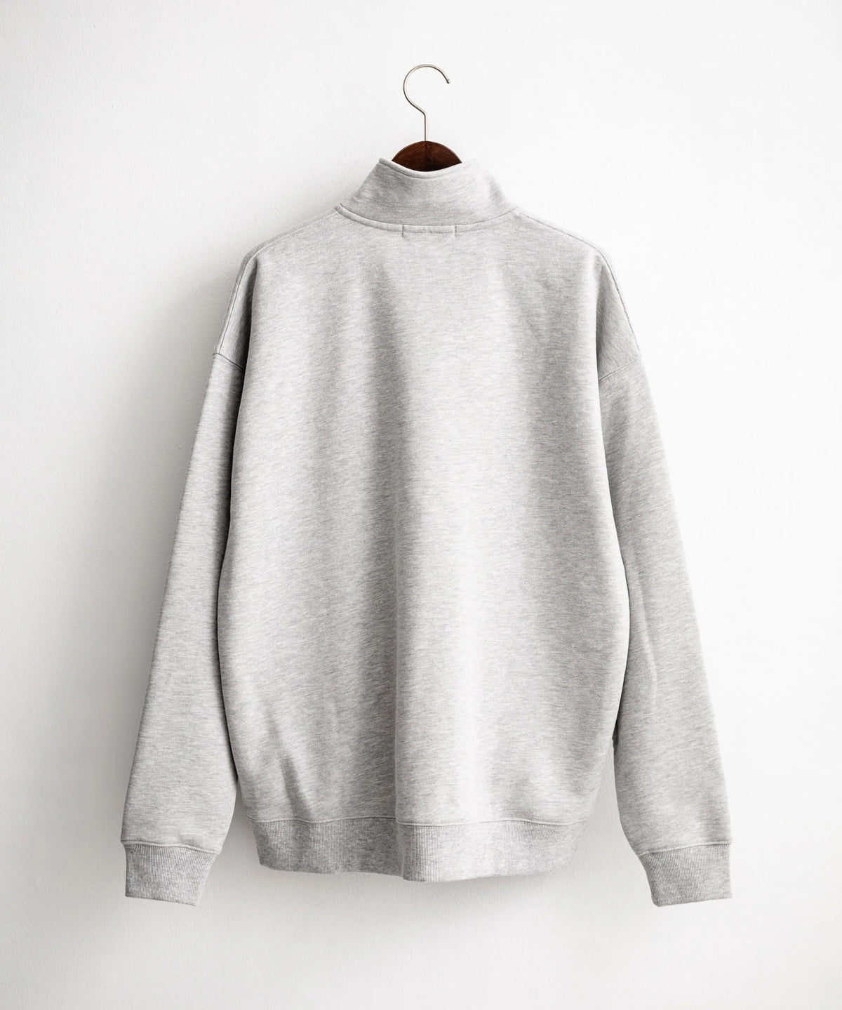 U.S. POLO ASSN. / 寬鬆 刷毛刺繡 半拉鍊開襟衫(日本聯名限定)
