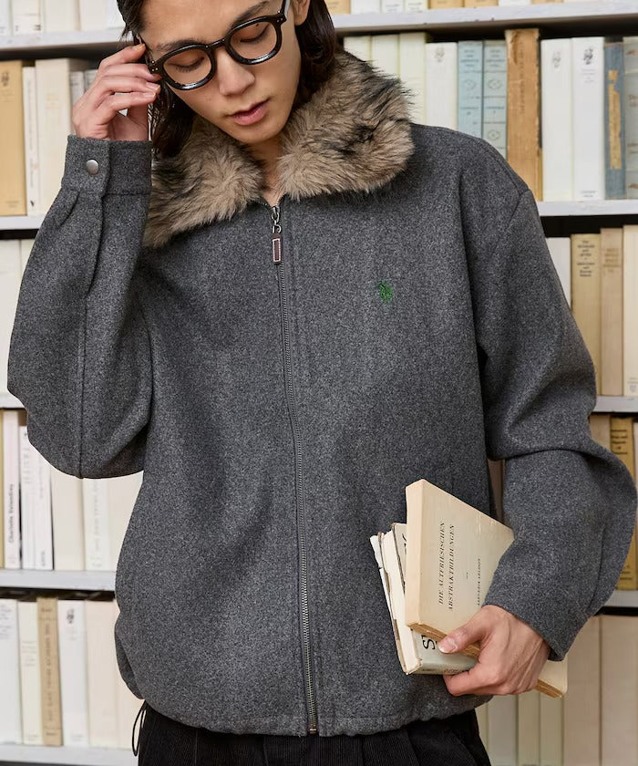 U.S. POLO ASSN. × PUBLUX / 2WAY 可拆 拉鍊外套(日本聯名限定)