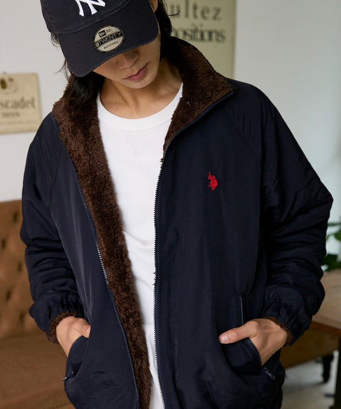 U.S. POLO ASSN. × PUBLUX / 2WAY尼龍刷毛雙面穿外套(日本聯名限定)