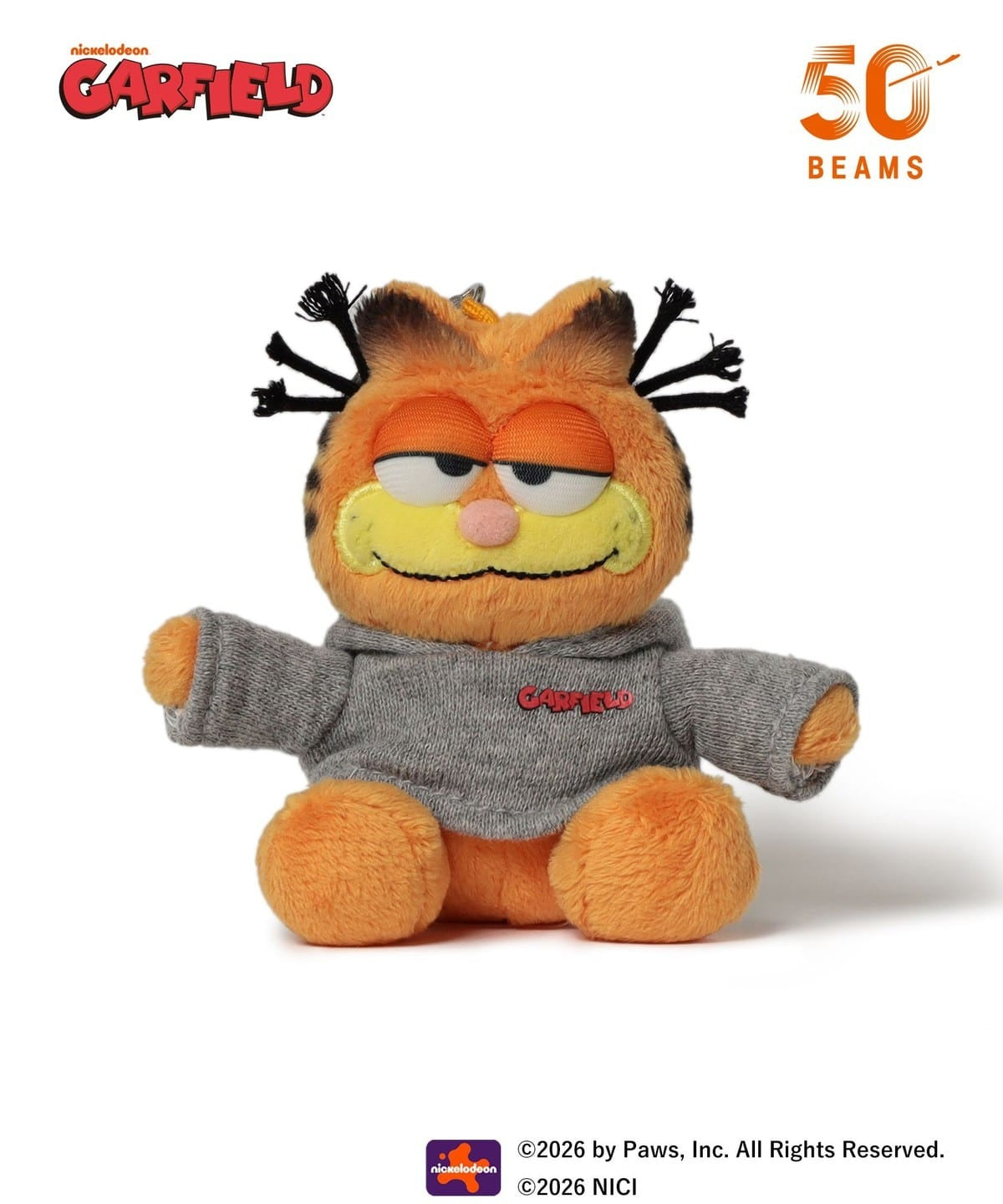 NICI × bPr BEAMS / 加菲貓50週年紀念吊飾(日本聯名限定)
