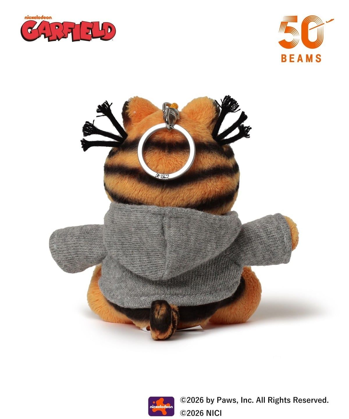 NICI × bPr BEAMS / 加菲貓50週年紀念吊飾(日本聯名限定)