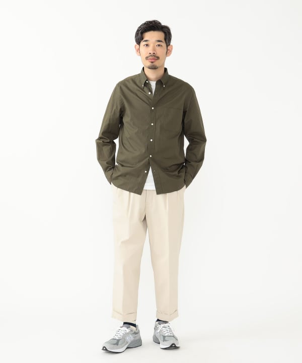 BEAMS PLUS 2 PLEATED CHINO PANTS / 2摺錐形神褲