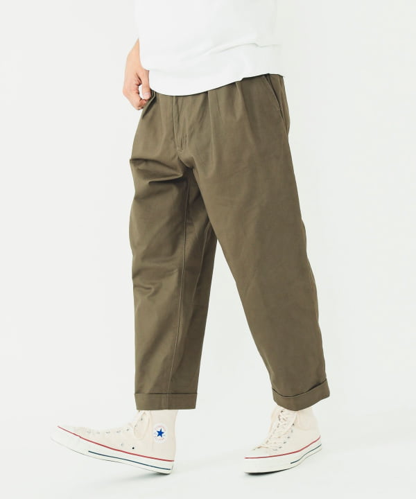 BEAMS PLUS 2 PLEATED CHINO PANTS / 2摺錐形神褲