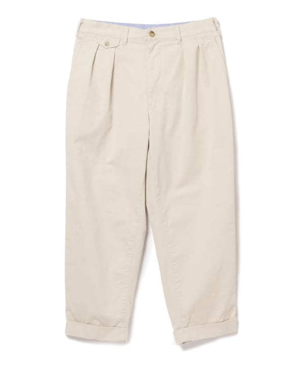 BEAMS PLUS 2 PLEATED CHINO PANTS / 2摺錐形神褲