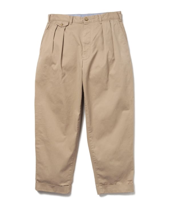 BEAMS PLUS 2 PLEATED CHINO PANTS / 2摺錐形神褲