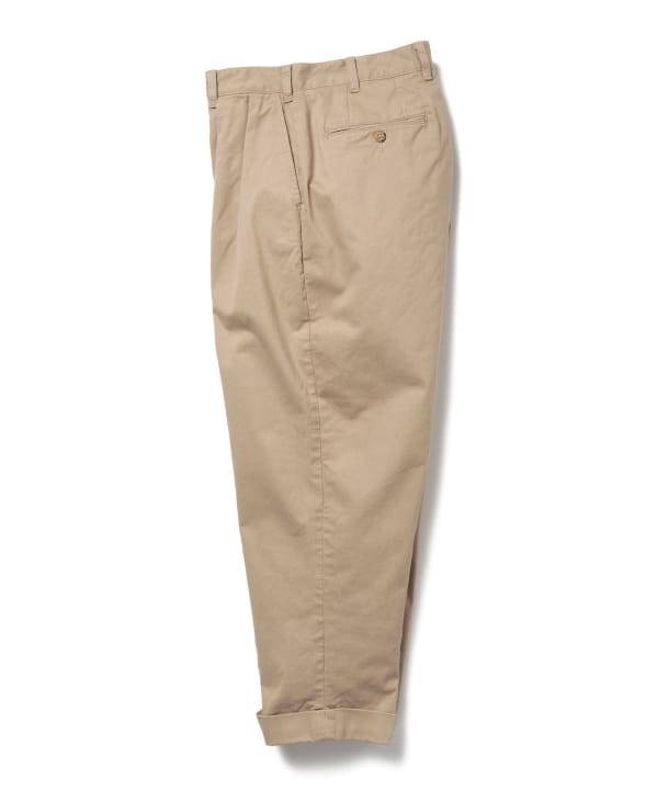 BEAMS PLUS 2 PLEATED CHINO PANTS / 2摺錐形神褲