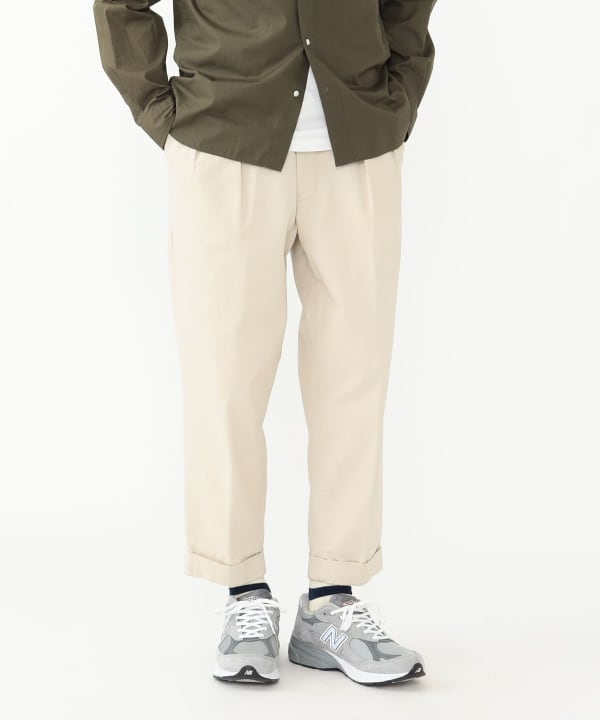BEAMS PLUS 2 PLEATED CHINO PANTS / 2摺錐形神褲