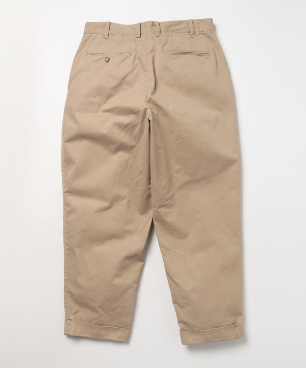 BEAMS PLUS 2 PLEATED CHINO PANTS / 2摺錐形神褲