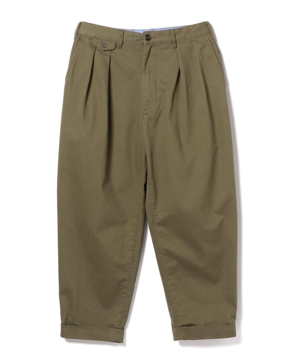 BEAMS PLUS 2 PLEATED CHINO PANTS / 2摺錐形神褲