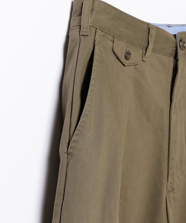 BEAMS PLUS 2 PLEATED CHINO PANTS / 2摺錐形神褲