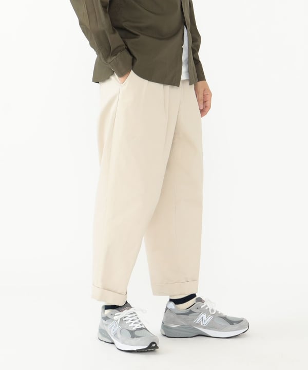BEAMS PLUS 2 PLEATED CHINO PANTS / 2摺錐形神褲