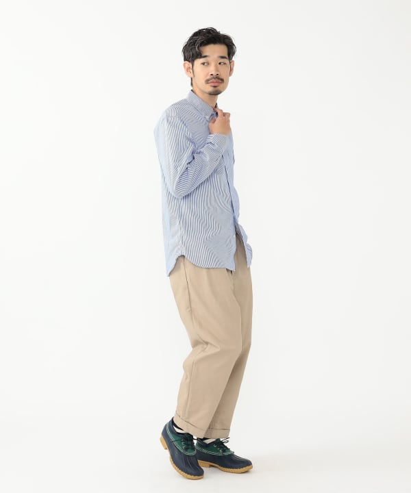 BEAMS PLUS 2 PLEATED CHINO PANTS / 2摺錐形神褲