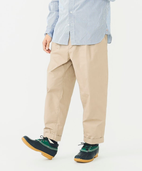 BEAMS PLUS 2 PLEATED CHINO PANTS / 2摺錐形神褲
