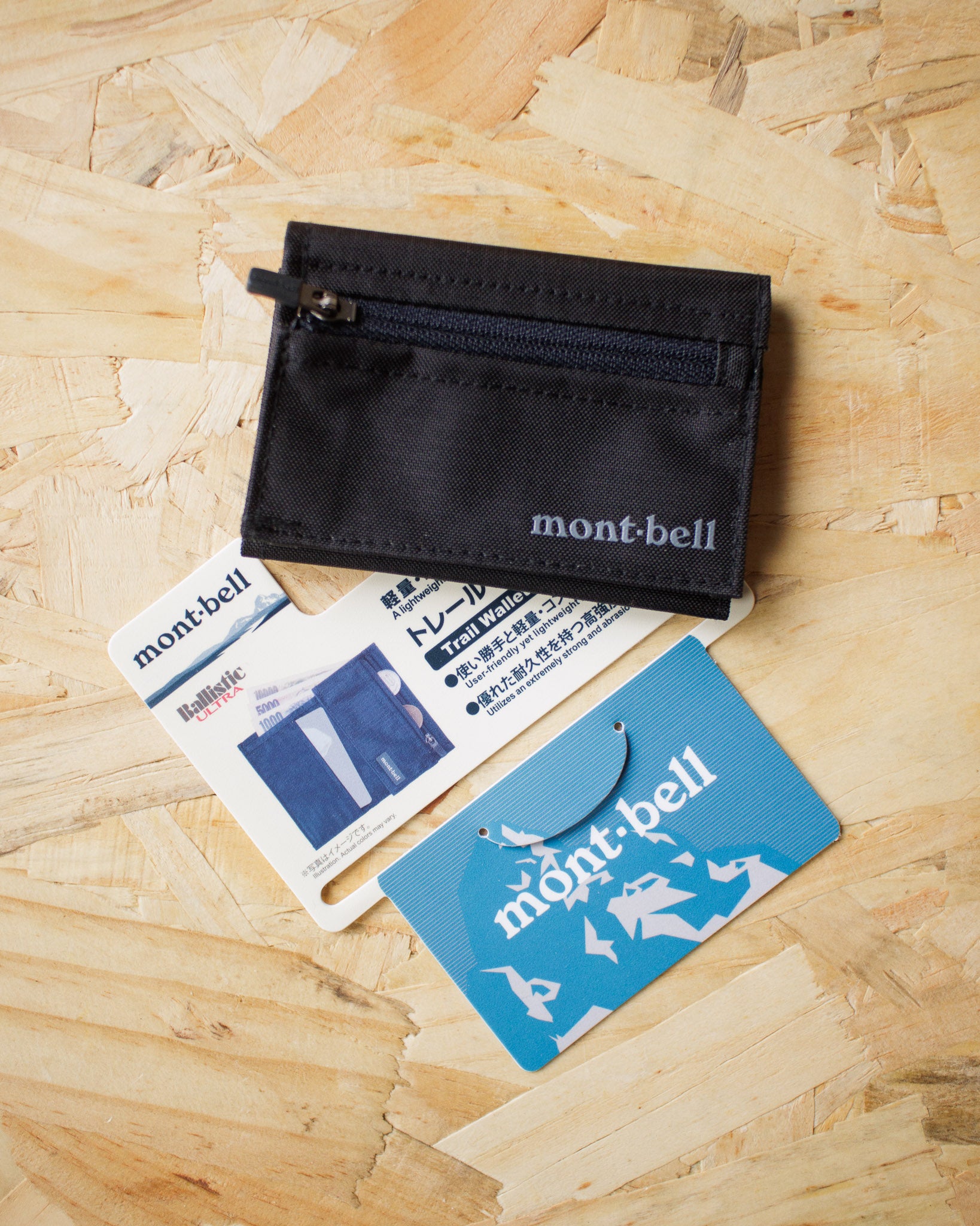 Mont-bell / 15克 極輕量 三摺錢包