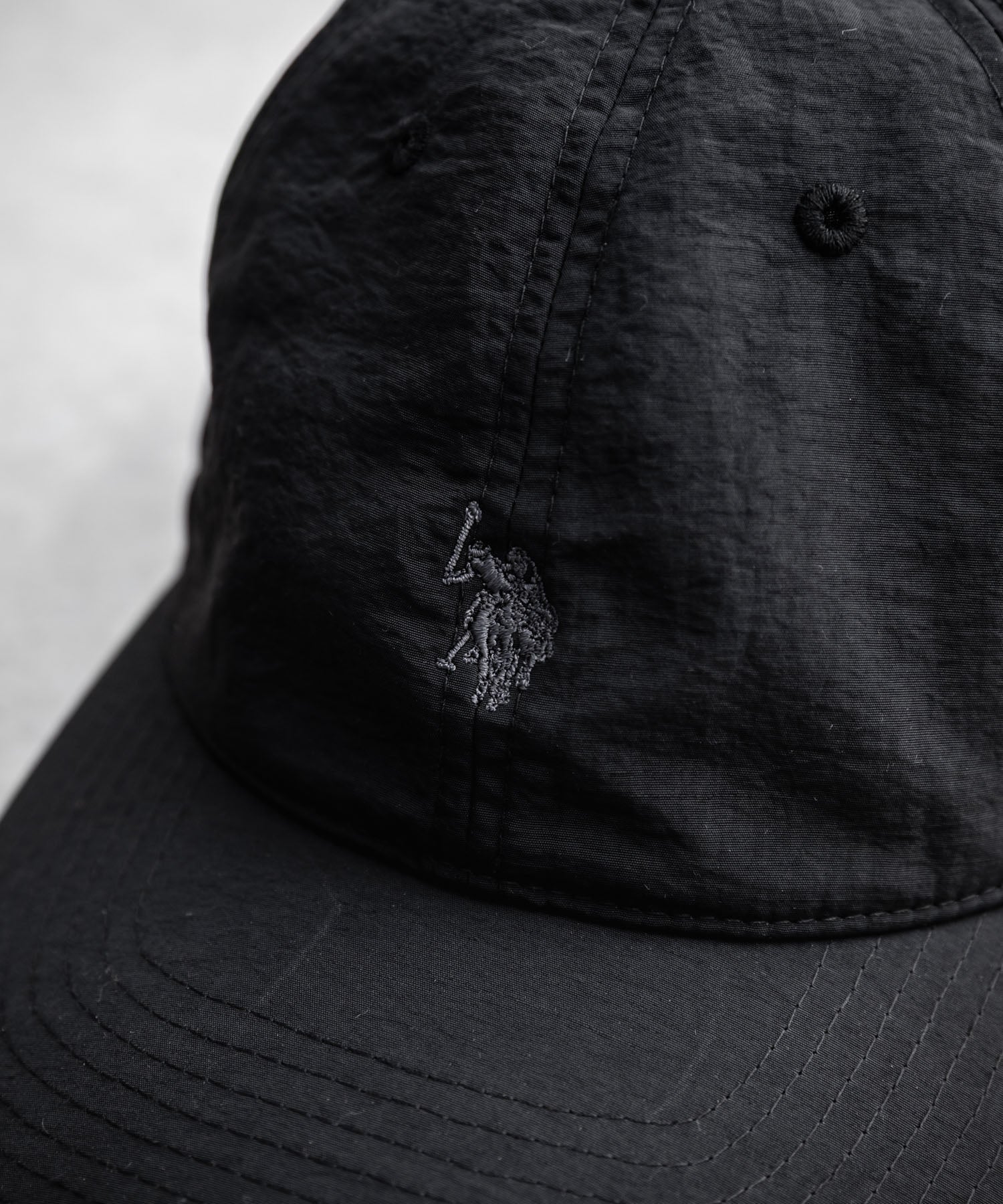 U.S. POLO ASSN. / 刺繡標誌機能尼龍棒球帽