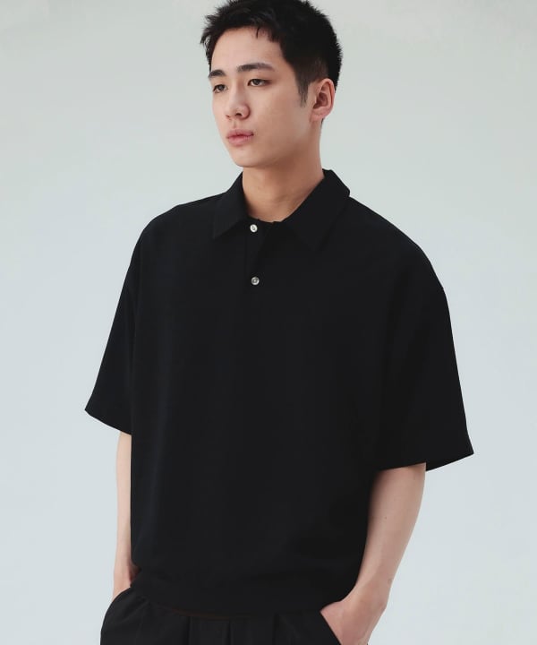 BEAMS HEART / 亞麻 速乾 POLO 衫