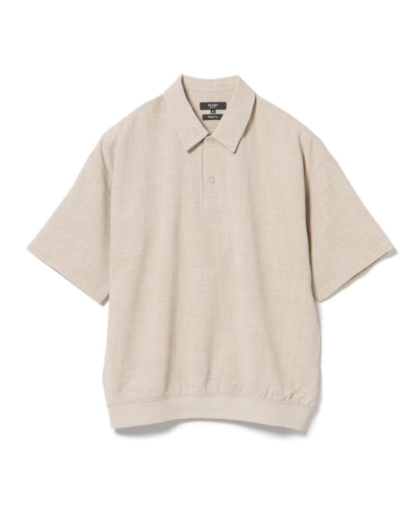 BEAMS HEART / 亞麻 速乾 POLO 衫