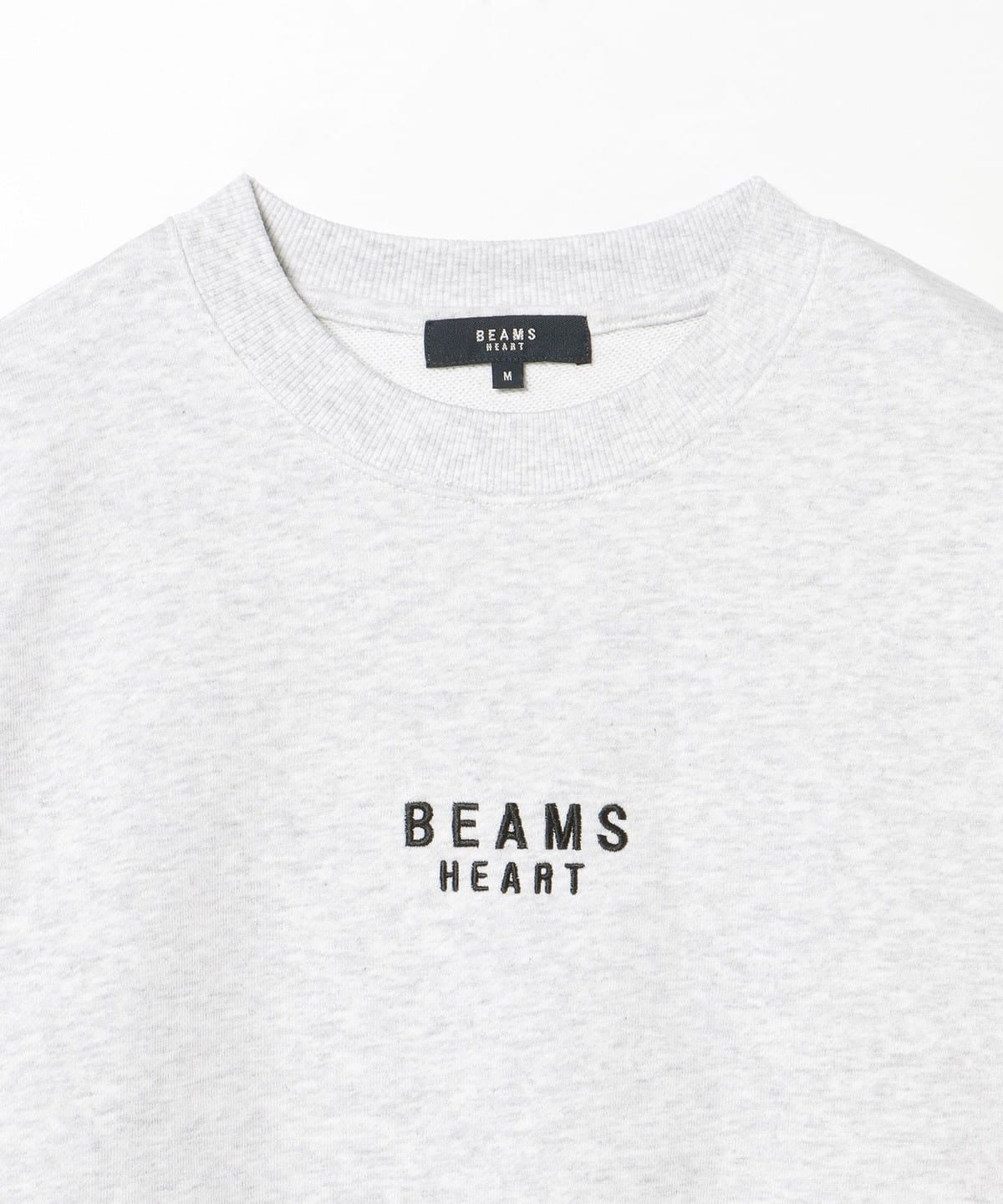 BEAMS HEART / 刺繡 圓領衫