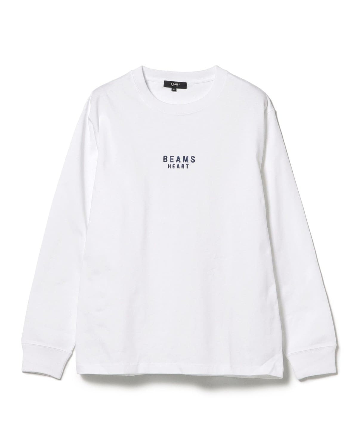 BEAMS HEART / 有機棉品牌刺繡長袖T恤