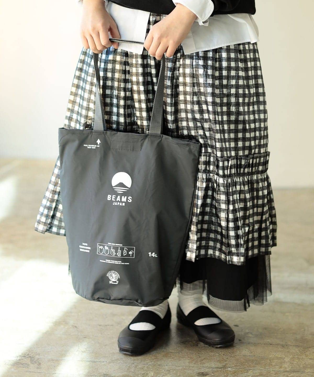 BEAMS JAPAN X PENCO / 聯名桶型托特包