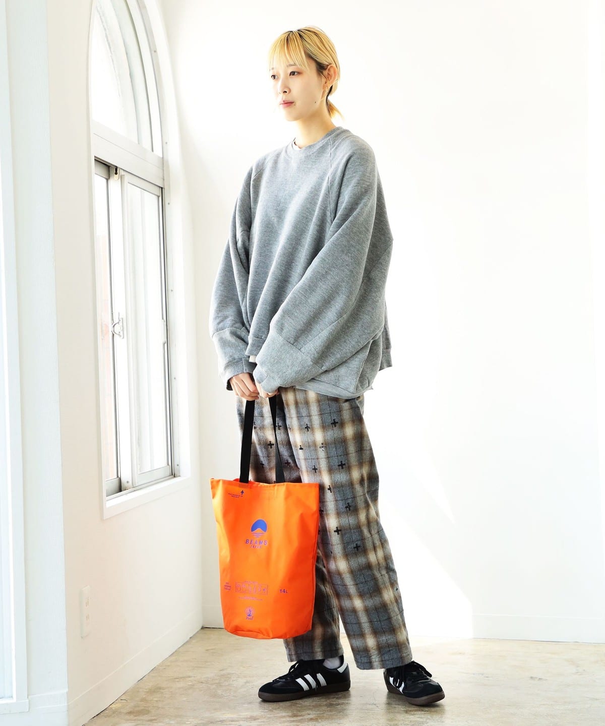 BEAMS JAPAN X PENCO / 聯名桶型托特包