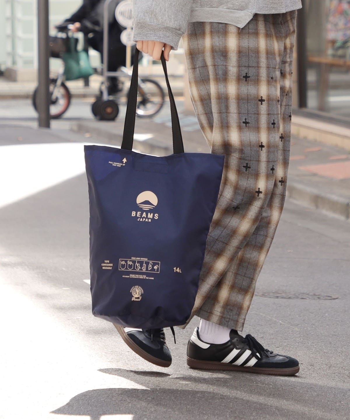 BEAMS JAPAN X PENCO / 聯名桶型托特包