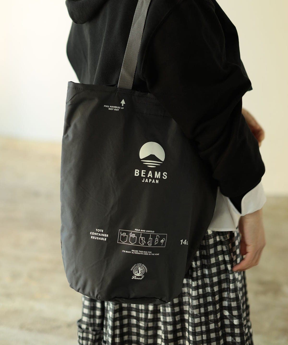 BEAMS JAPAN X PENCO / 聯名桶型托特包