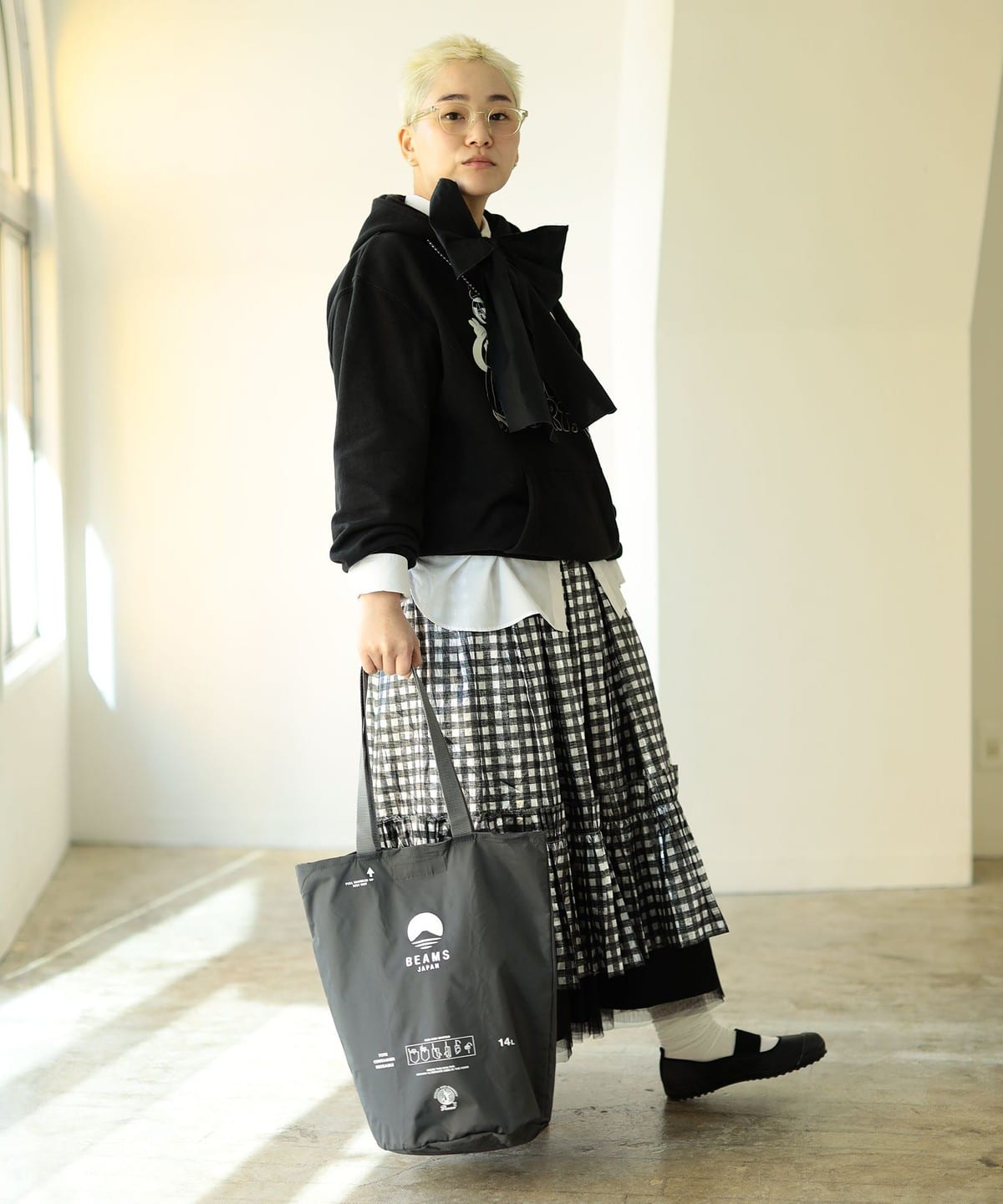 BEAMS JAPAN X PENCO / 聯名桶型托特包