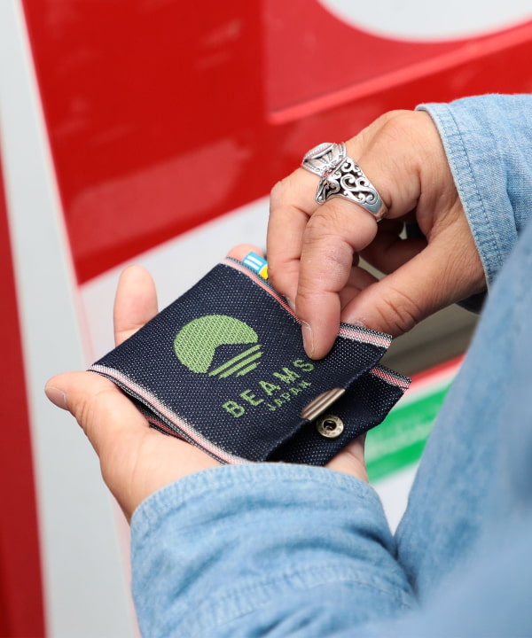 BEAMS JAPAN 高田織物 / 畳緣織帶卡片零錢夾 (日本製)