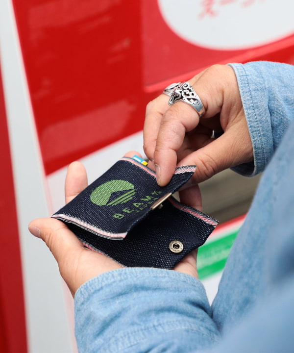 BEAMS JAPAN 高田織物 / 畳緣織帶卡片零錢夾 (日本製)