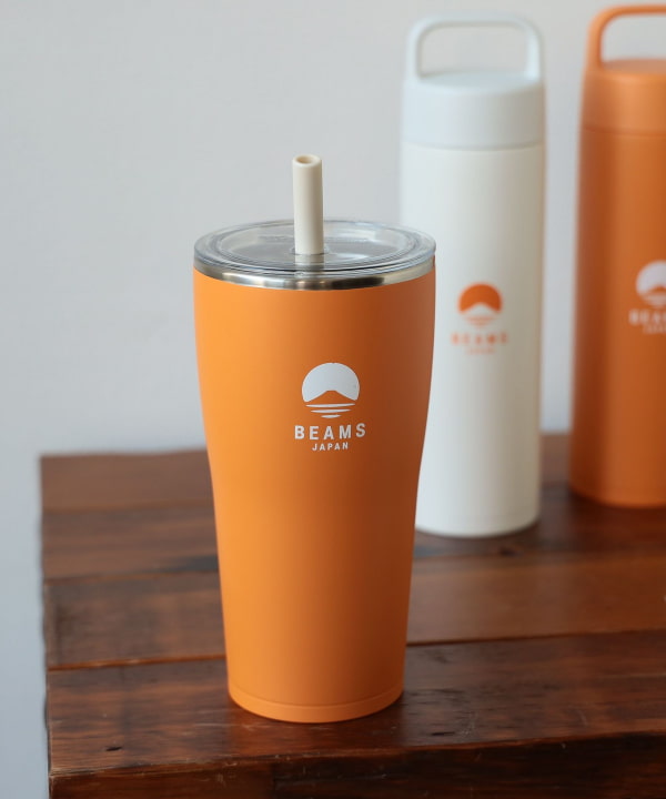 BEAMS JAPAN x 象印 ZOJIRUSHI 不鏽鋼吸管真空隨身杯 720ml