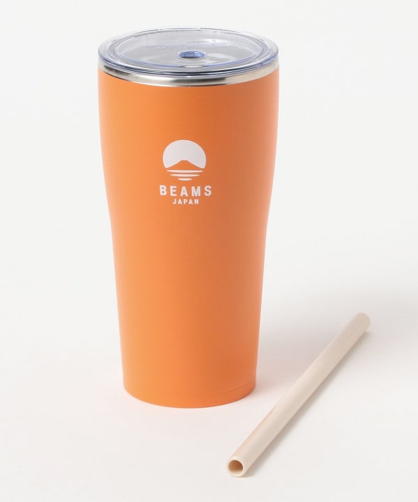 BEAMS JAPAN x 象印 ZOJIRUSHI 不鏽鋼吸管真空隨身杯 720ml