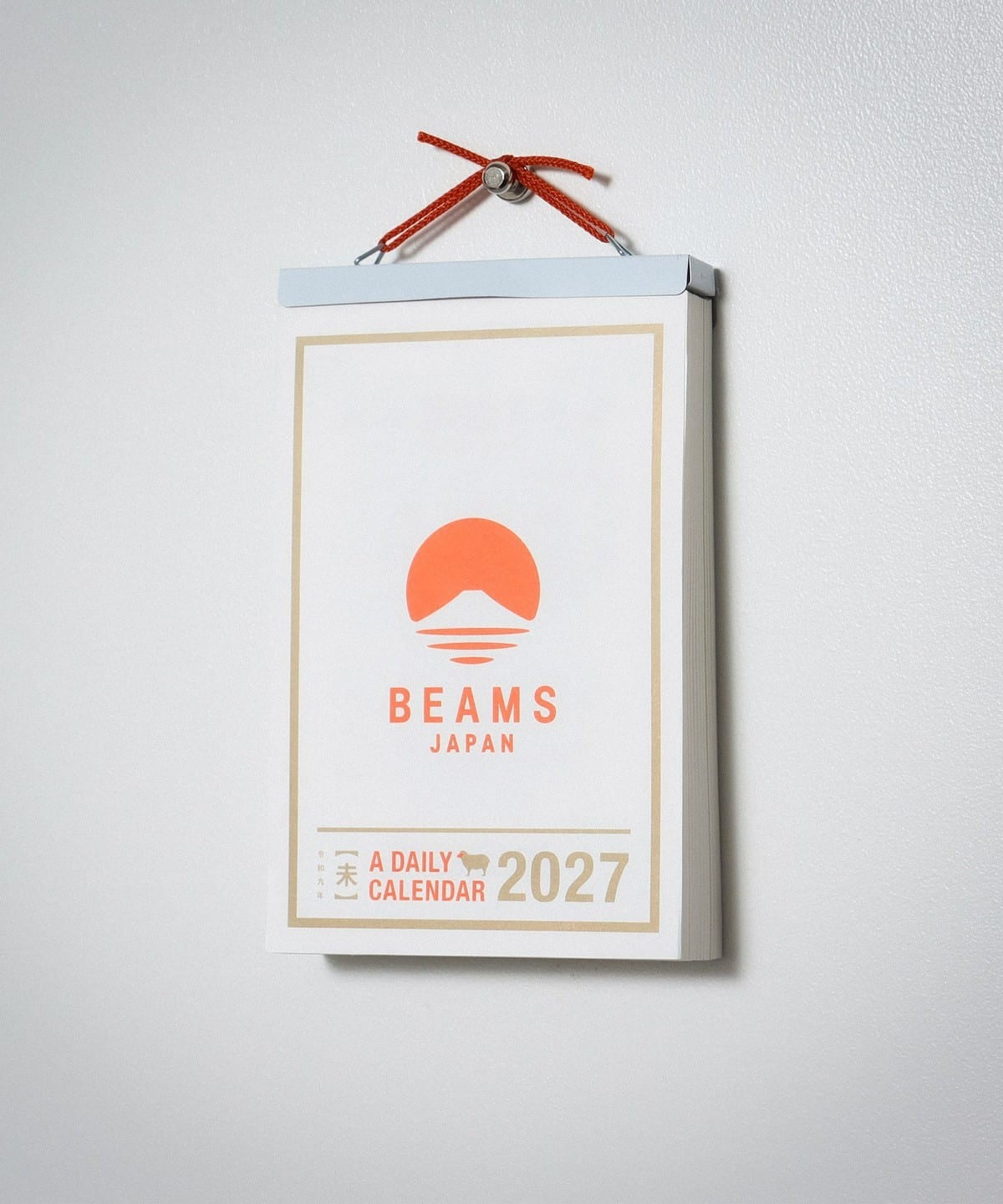 新日本カレンダー × BEAMS JAPAN / 2027年 撕頁日曆 6號(日本聯名限定)