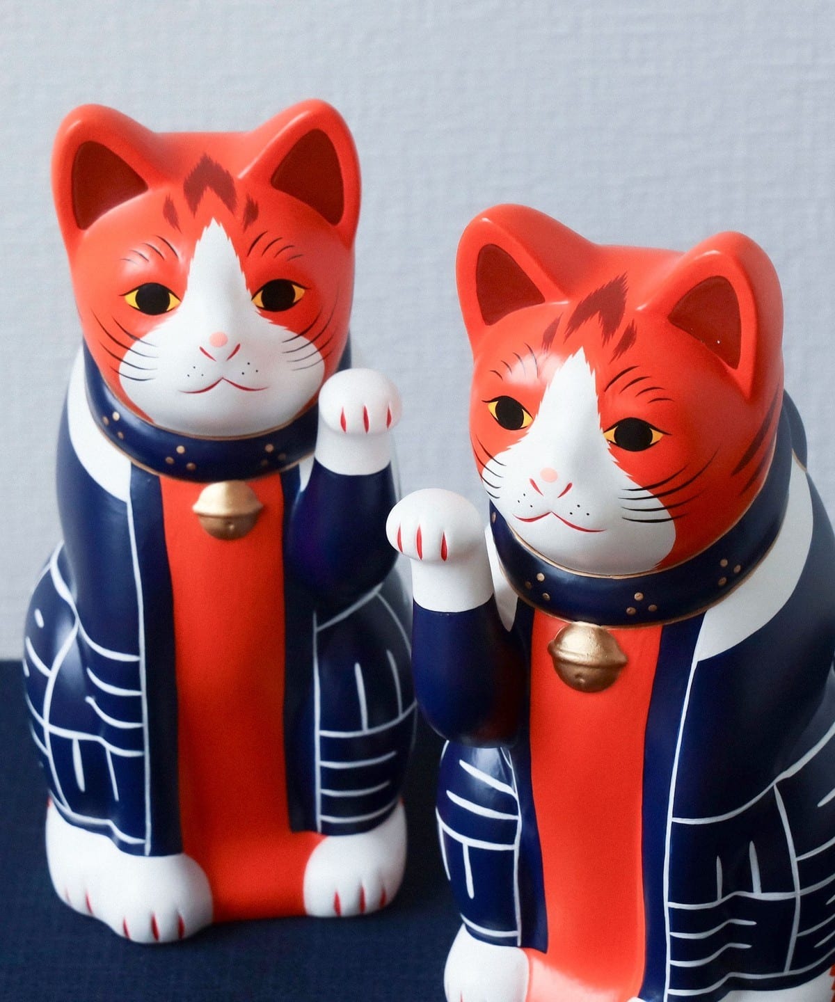 中外陶園 × BEAMS JAPAN/祭典招財貓擺飾 左手 5號