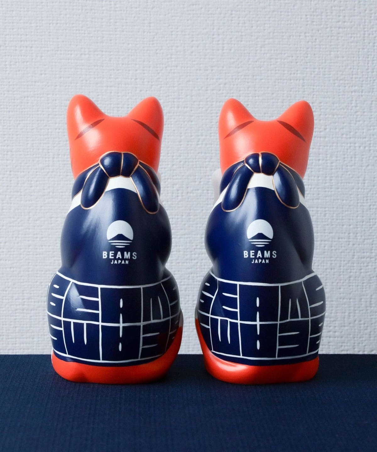 中外陶園 × BEAMS JAPAN/祭典招財貓擺飾 左手 5號