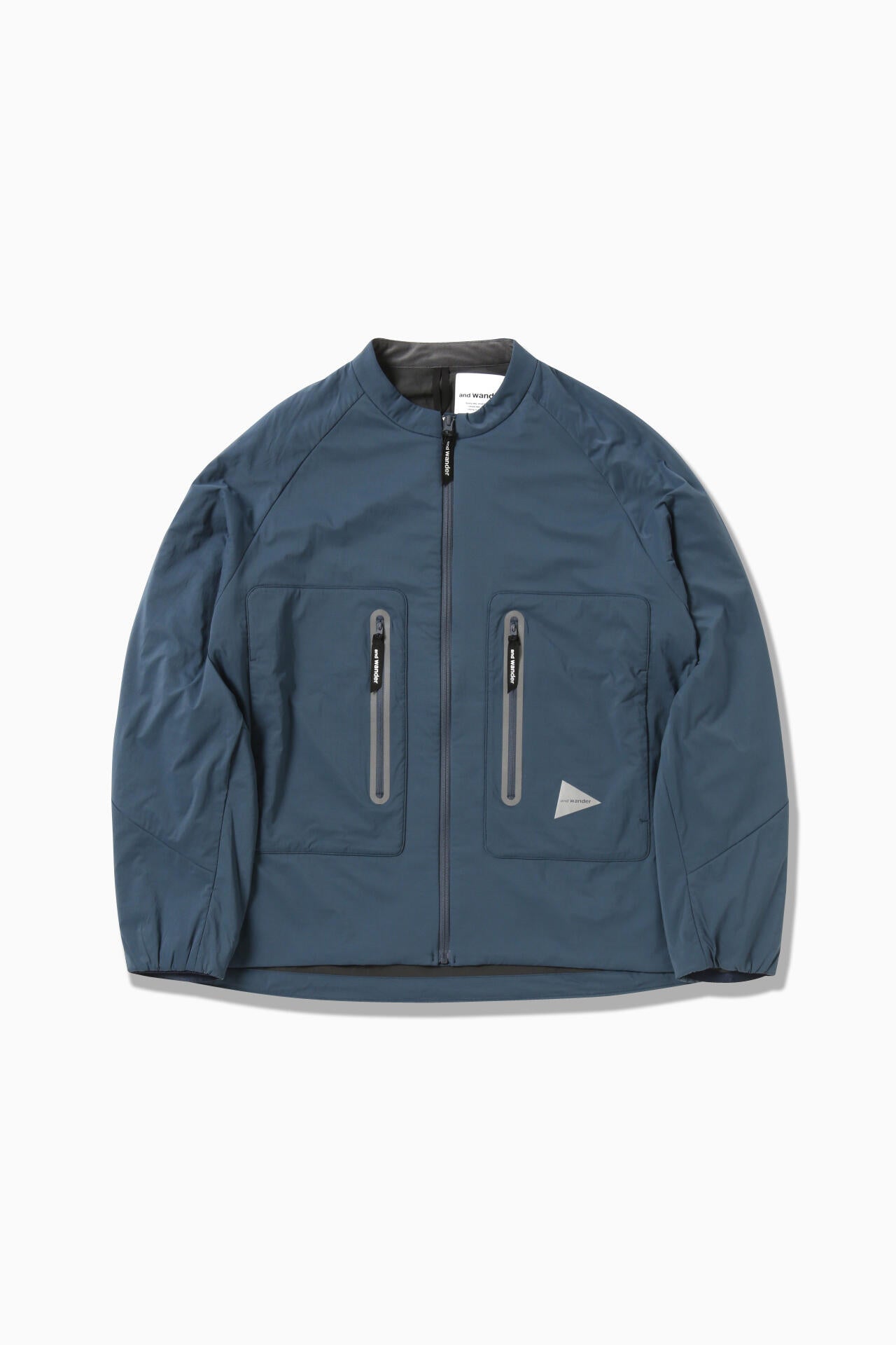 and wander alpha AIR collarless jacket / 無領輕量保溫外套