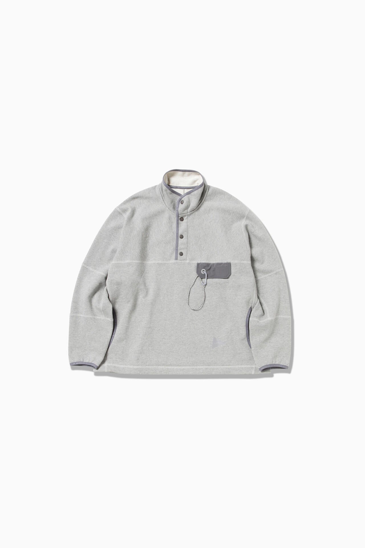 and wander sweat pullover / 重磅棉質半開襟衫