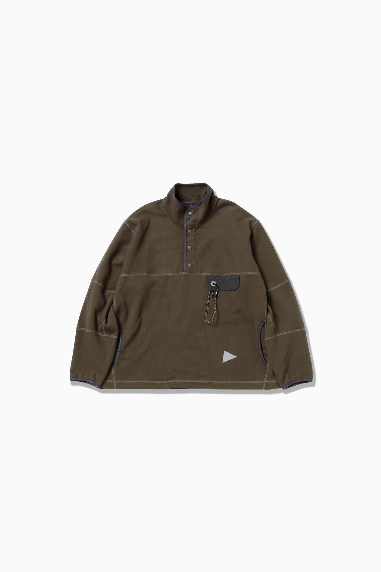 and wander sweat pullover / 重磅棉質半開襟衫