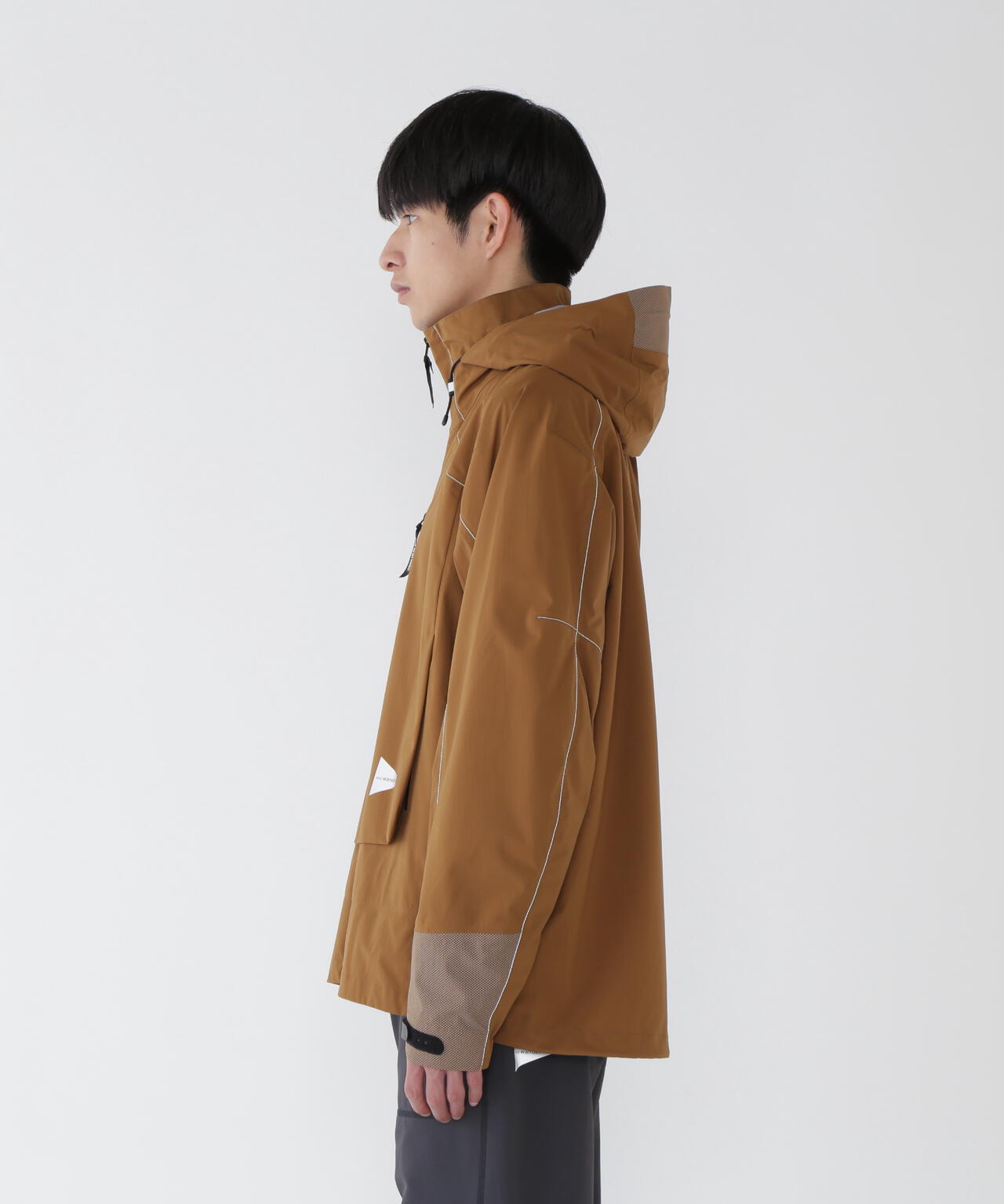 and wander PERTEX SHIELD rain jacket / 3L 立體剪裁防水外套