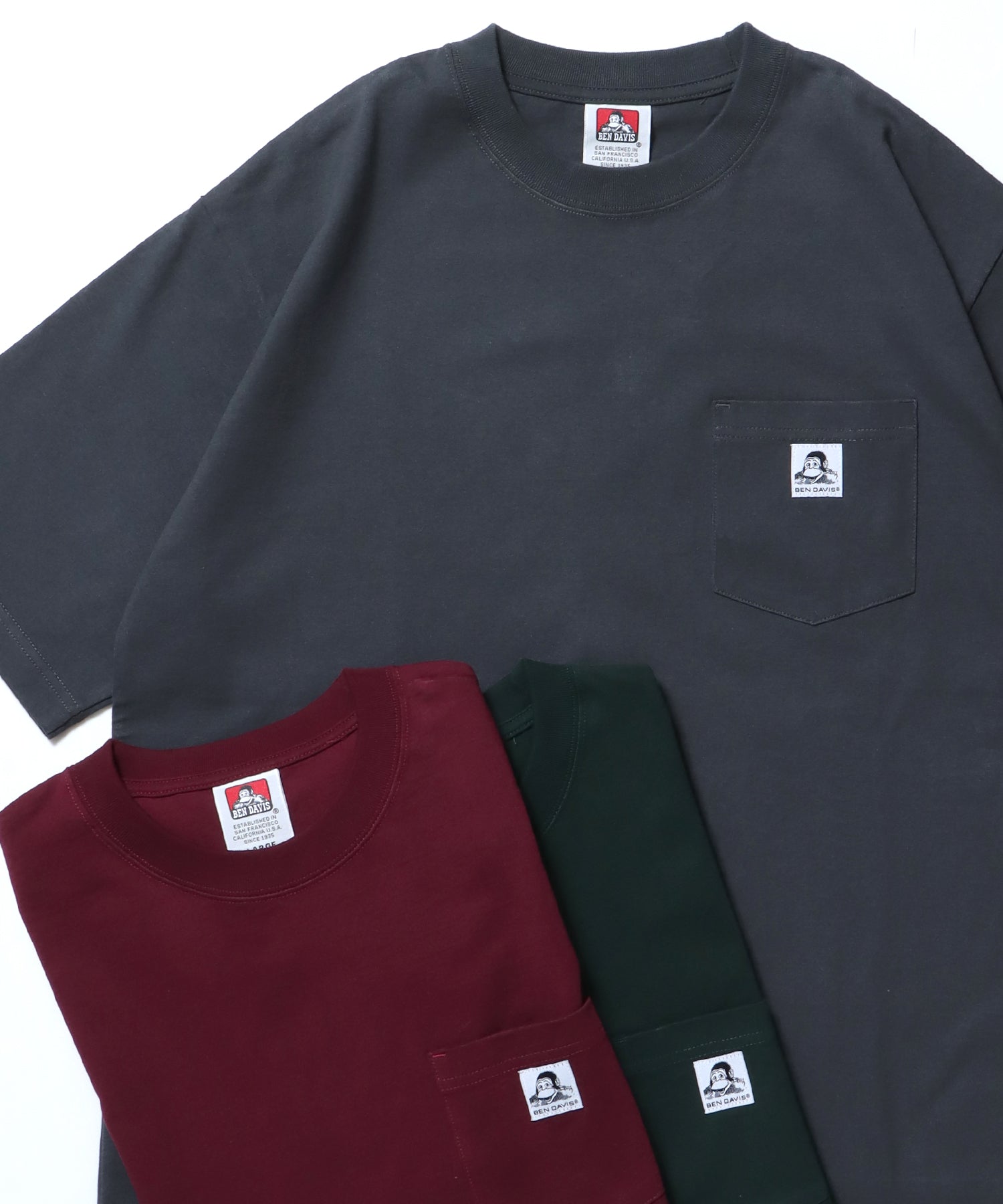 BEN DAVIS WHITE LABEL BIG POCKET TEE / 白標 口袋 短袖T恤