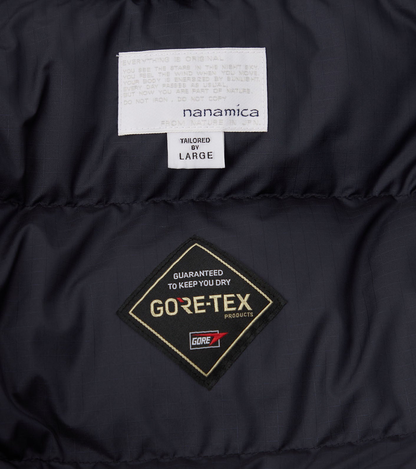 nanamica GORE-TEX Short Down Jacket / 短版立領羽絨外套
