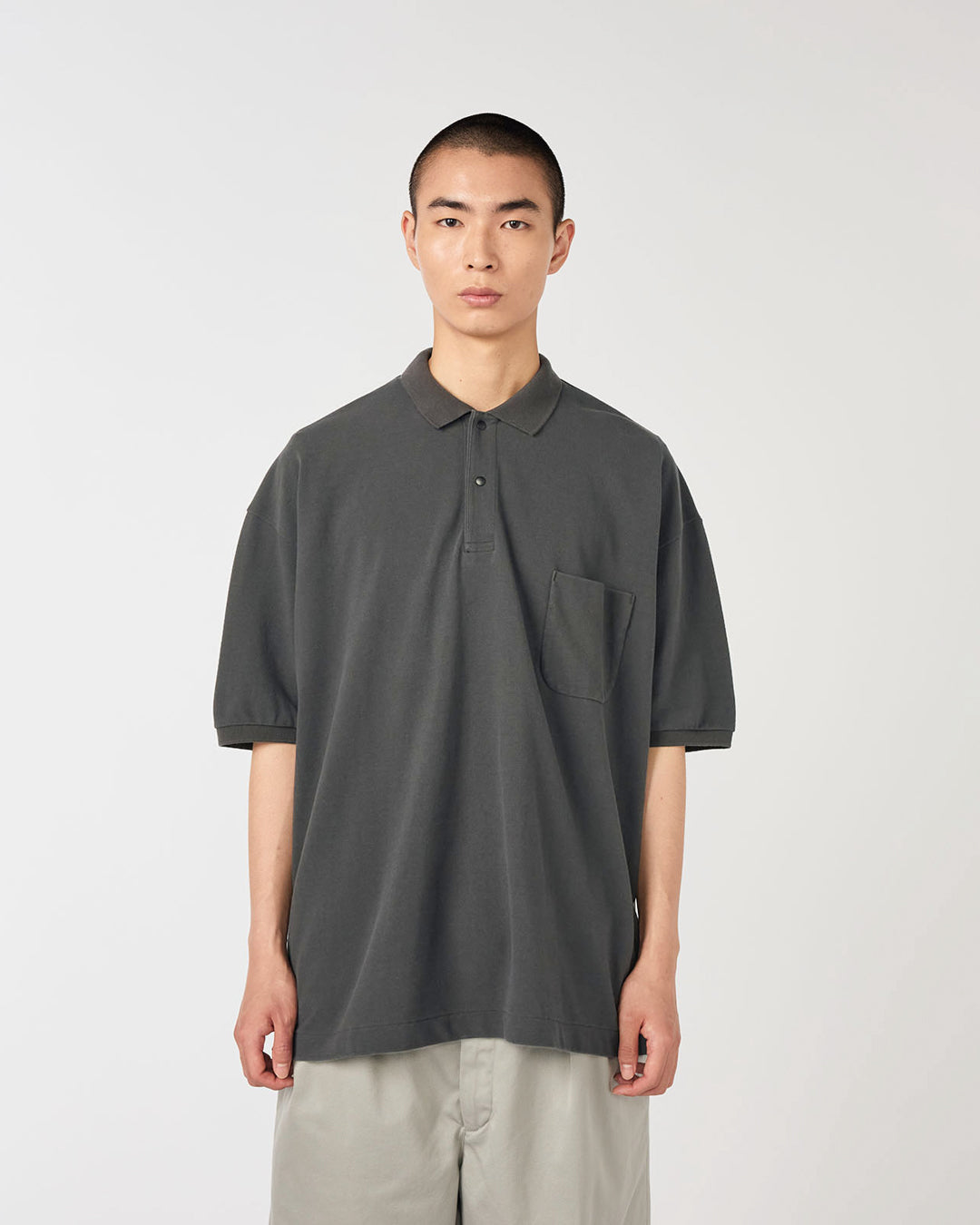 nanamica / 有機棉混紡 POLO 衫