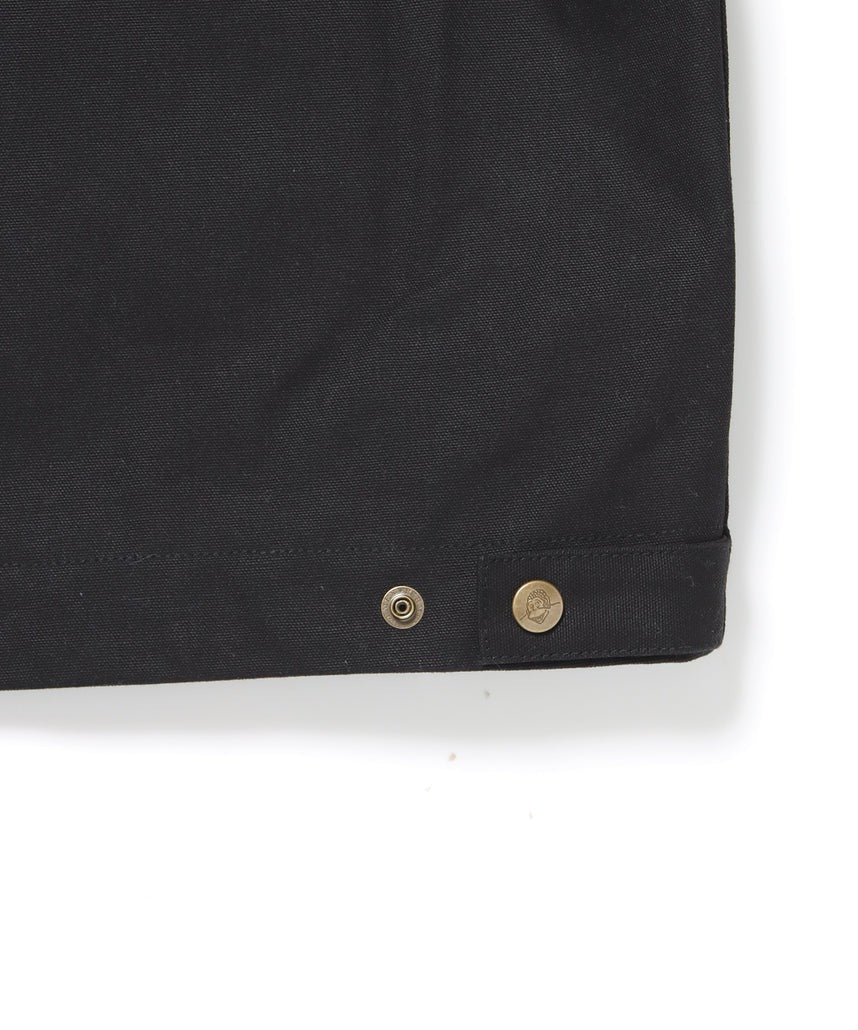 BEN DAVIS / 復古刺繡羅紋袖口 帆布工作外套